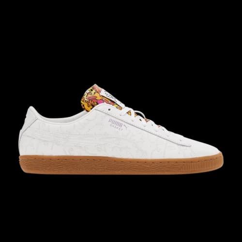 Puma Basket Romero Britto Embroidered White Gum