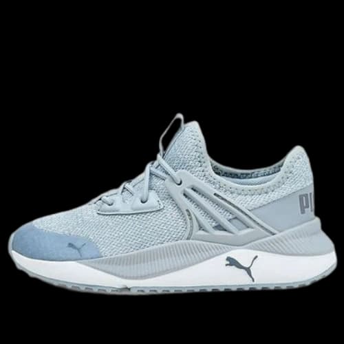 (GS) PUMA Pacer Future Knit Slip On 'Light Blue White'