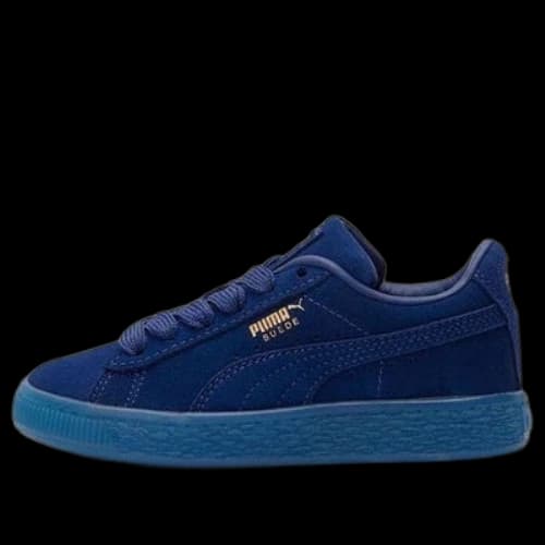 (PS) PUMA Suede Classic Mono Gold Casual Board Shoes Blue