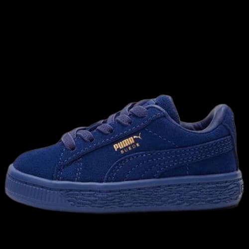 (TD) PUMA Suede Classic Mono Gold Casual Board Shoes Blue