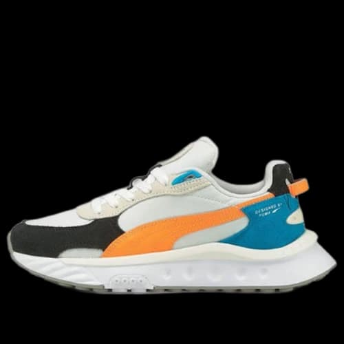 (GS) PUMA Wild Rider Rollin 'White Orange Glow'