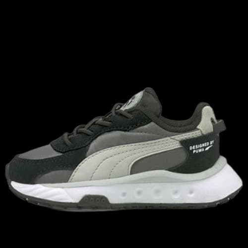 (GS) PUMA Wild Rider Rollin 'Black Grey White'
