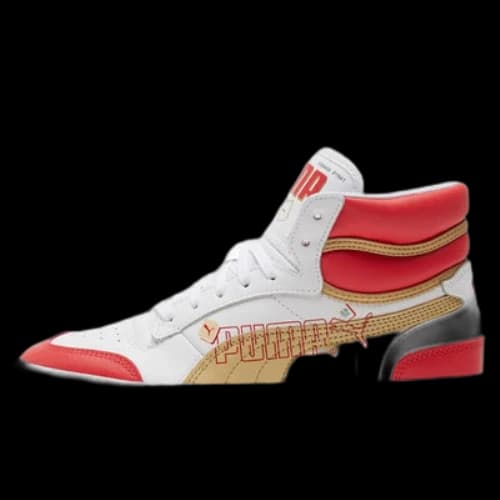 PUMA Ralph Sampson Year Of Ox Mid Shoes White/Red/Gold