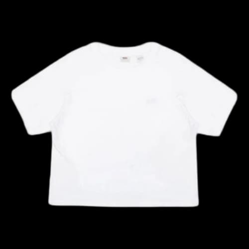 LEVI'S Levis Casual Solid Color Short Sleeve White