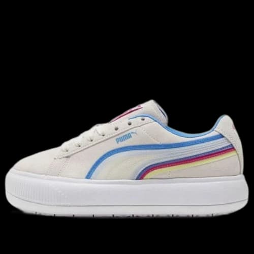 PUMA Suede Mayu Triplex Tech 'Creamwhite Blue Red' (Women's)