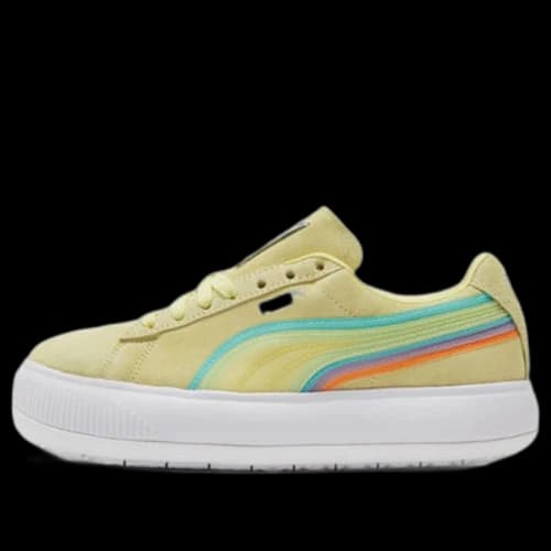 PUMA Suede Mayu 'Yellow White Purple' (Women's)