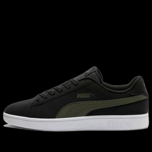 PUMA Smash Buck V2 Casual Board Shoes Black/Green