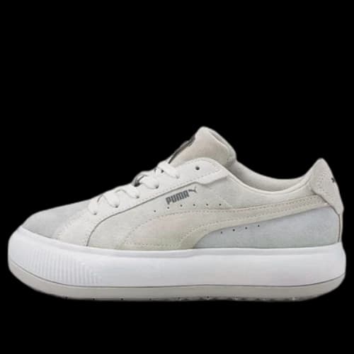 PUMA Suede Mayu Raw Low Tops Casual Skateboarding Shoes Gray (Women's)