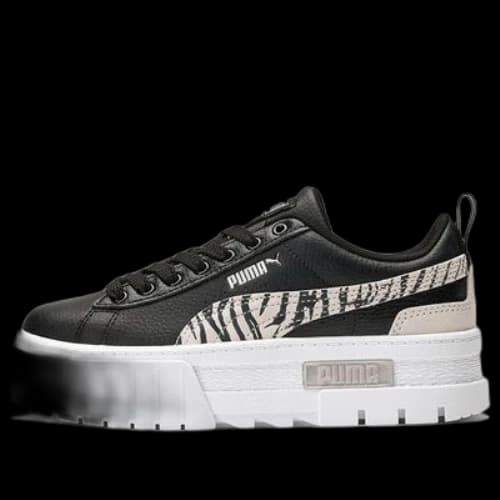 (GS) PUMA Mayze Zebra 'Black Silver Ivory Glow'