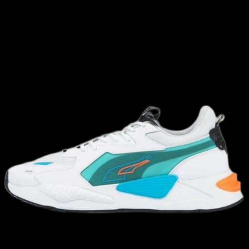 PUMA Rs-X Split Athleisure Casual Sports Shoe Unisex White Blue Green 'White Blue'
