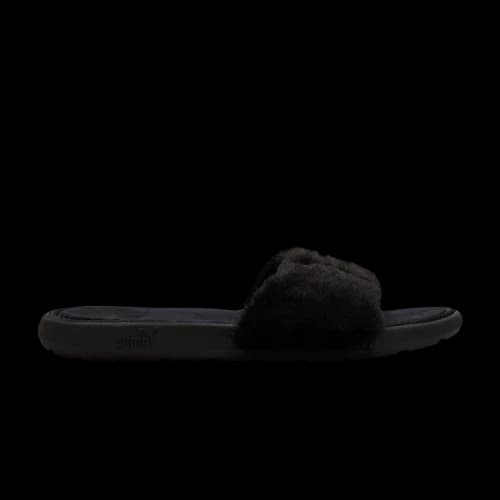 PUMA Cool Cat Fluffy Slides 'Black' (Women's)