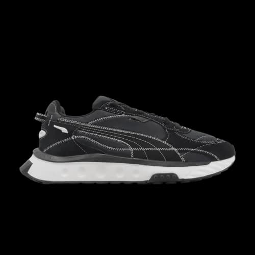 Puma Wild Rider Embroidered 'Black White'