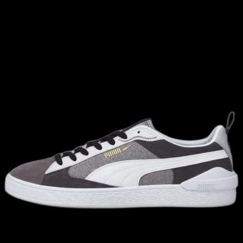 PUMA Suede Block Wt Foam Strip 2 'Black White Gray'