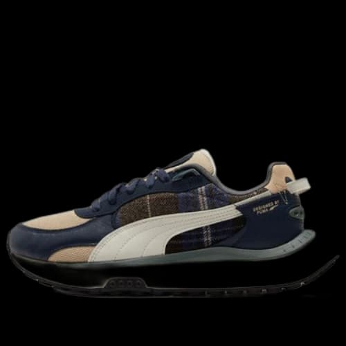PUMA Wild Rider Flannel 'Blue Cream White'