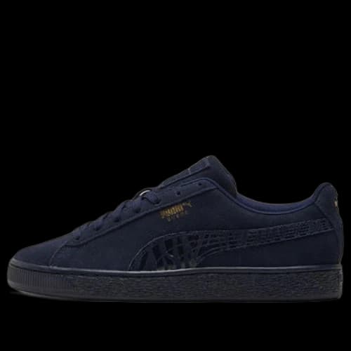 PUMA Suede Mono Deboss 'Dark Blue Black'