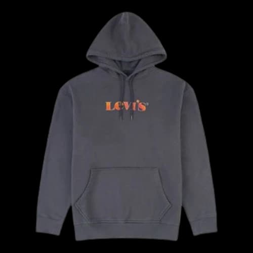 LEVI'S Levis Printing Hooded Casual Iron Gray
