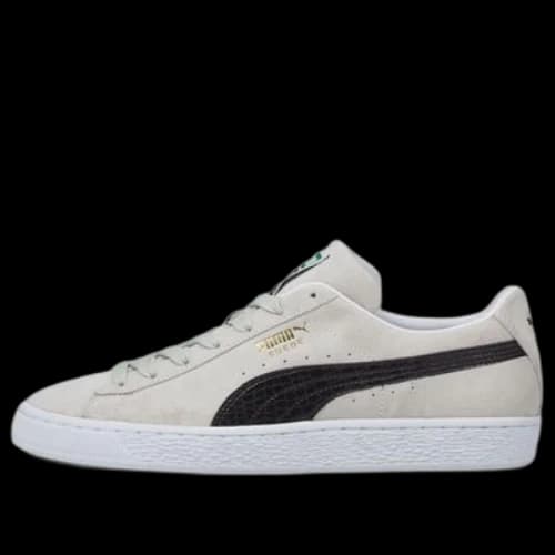PUMA Suede Croc Retro Casual Skateboarding Shoes Unisex Gray White