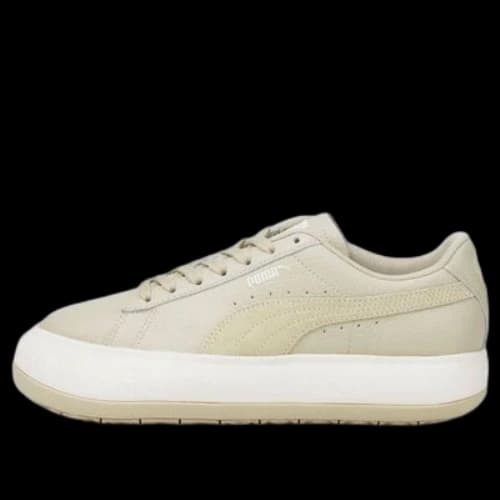 PUMA Suede Mayu Tonal Low Tops Casual Skateboarding Shoes Khaki (Women's)
