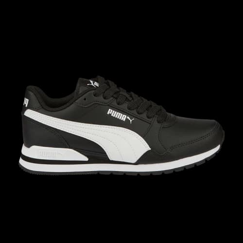 PUMA ST Runner v3 Leather Jr 'Black White'