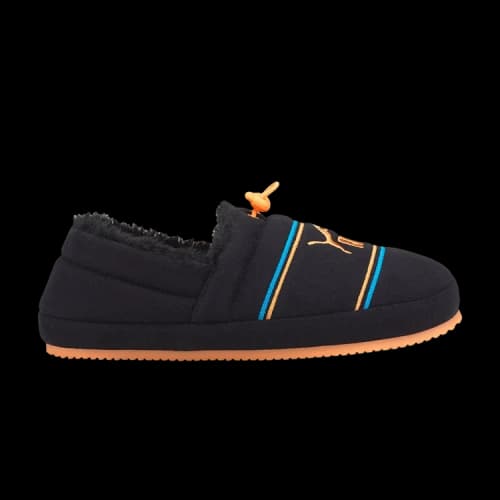 Puma Tuff Mocc Jersey Slipper Big Kid 'Black Neon Citrus'