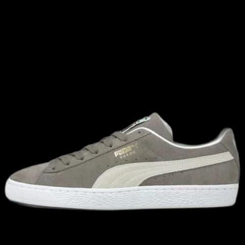 PUMA Suede Classic Xxi Minimalistic Cozy Retro Casual Skateboarding Shoes Unisex Gray White