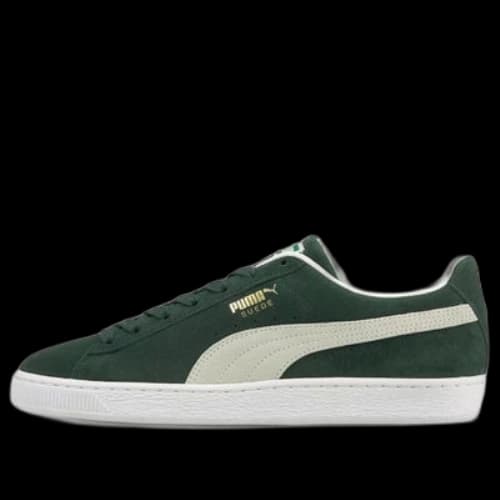 PUMA Unisex Suede Classic Xxi Sneakers Green/White