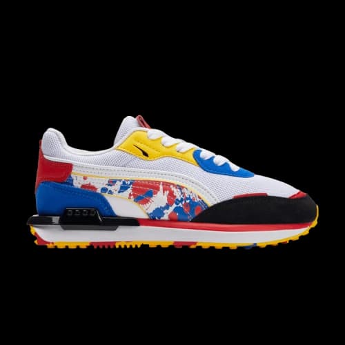 Puma City Rider Splash Jr 'White Dandelion Camo'