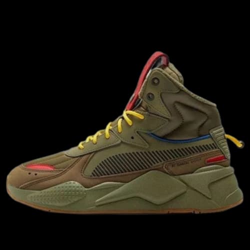 PUMA Rs-x Mid C Militia Wtr 'Green Red Yellow'