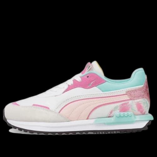 (GS) PUMA City Rider Fly-Mingo 'White Pink'