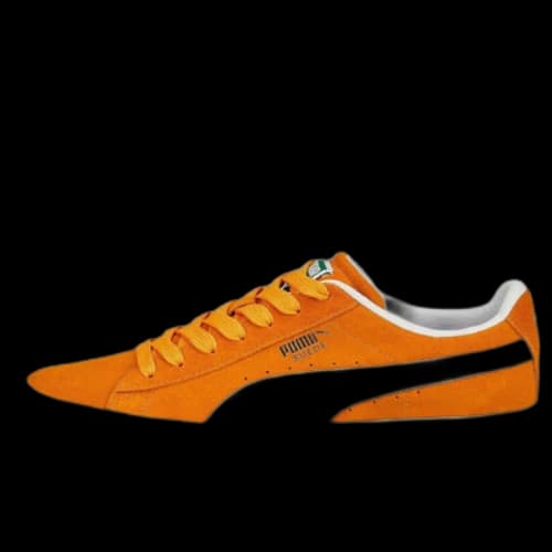 PUMA Suede VULC Classic Shoes 'Orange White'