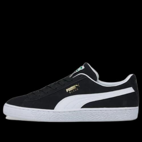 PUMA Suede Croc Casual Skateboarding Shoes Unisex Black White