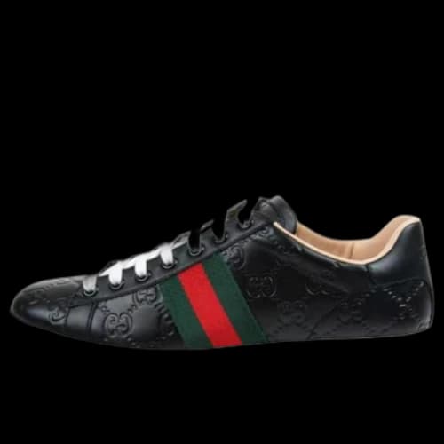 Gucci Ace Leather 'Black' (Women's)