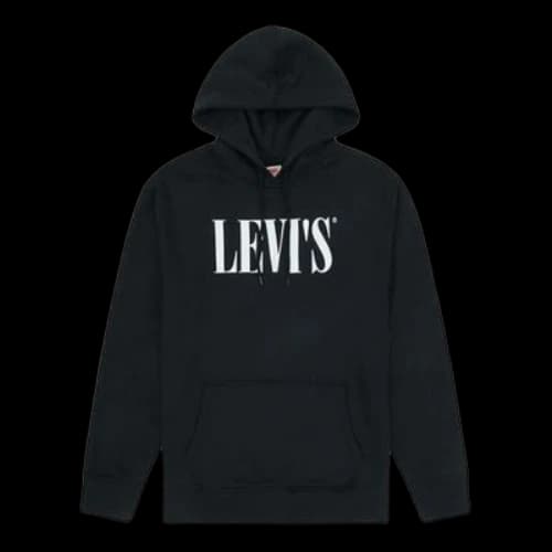 LEVI'S Levis Fleece Lined Hooded Printing Black