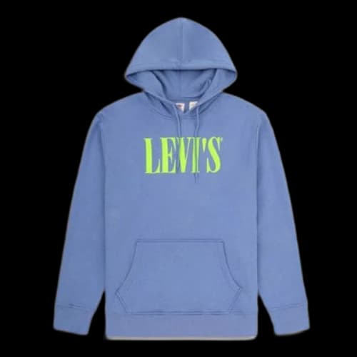 To Be Defined Levis Alphabet Pattern Loose Sports Blue