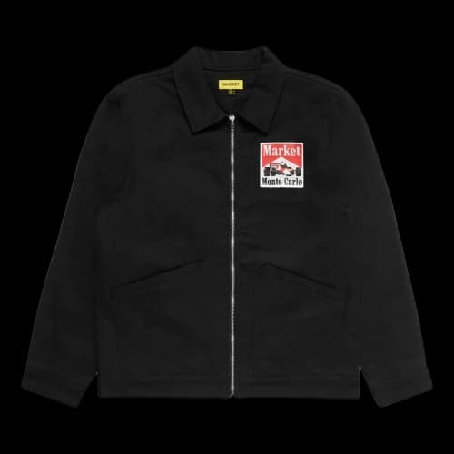 Market Racing Logo Coach Jacket 'Black'