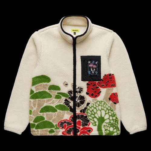 Market Mycology Sherpa Fleece Jacket 'Cream'