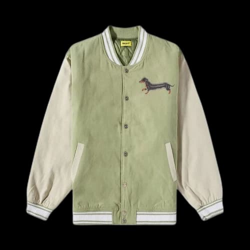Market Long Bois Varsity Jacket 'Tea/Coconut'