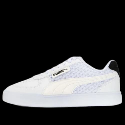 PUMA Caven Logo Power 'White Grey Black'
