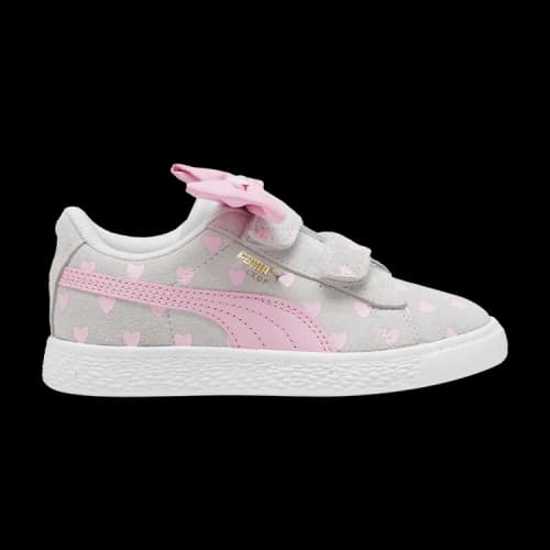 Puma Suede Classic Re-Bow Little Kid 'Hearts - Silver Mist'