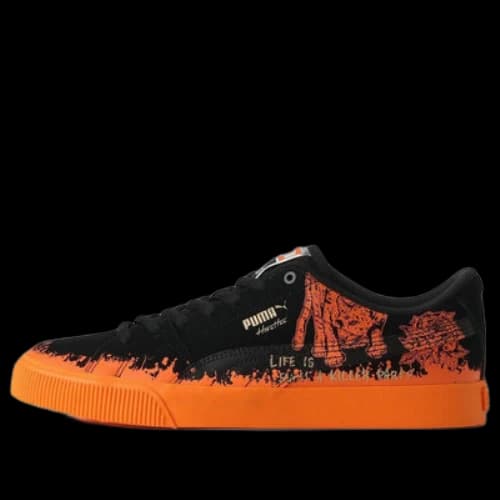 PUMA Suede Skate x Hirotton 'Black Orange'