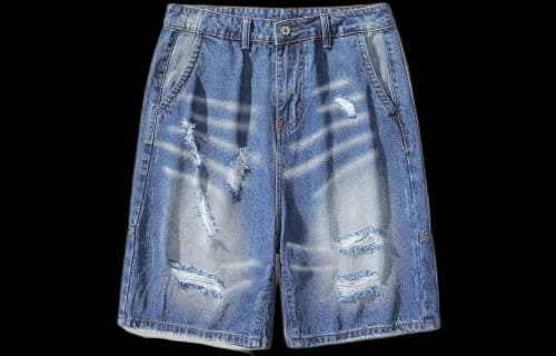 GOOGIMS Shorts Unisex Blue Moderate