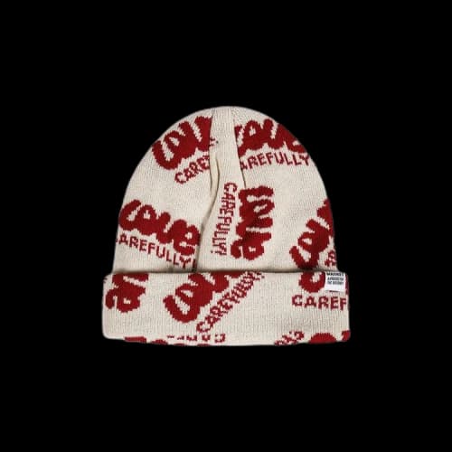 Market Love Carefully Beanie 'Cream'