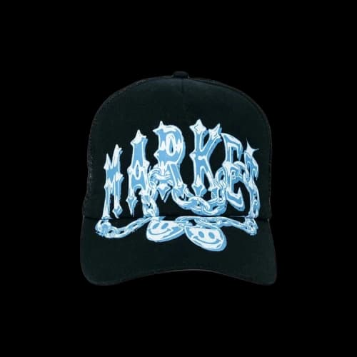 Market Smiley Market Chain Trucker Hat 'Black'