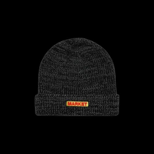 Market Reflective Bar Logo Beanie 'Black'