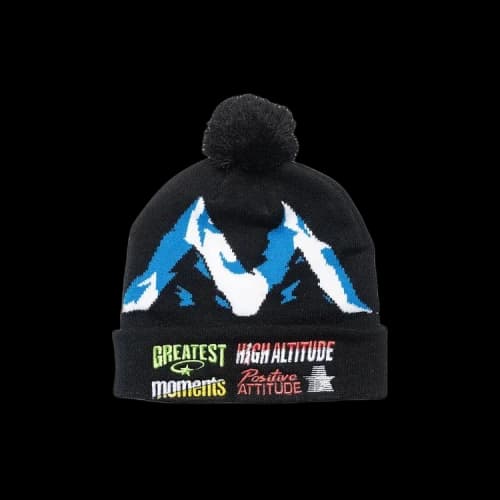 Market High Altitude Pom Beanie 'Black'