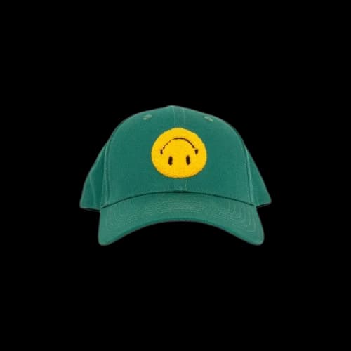 Market Smiley Upside Down 6 Panel Hat 'Green'