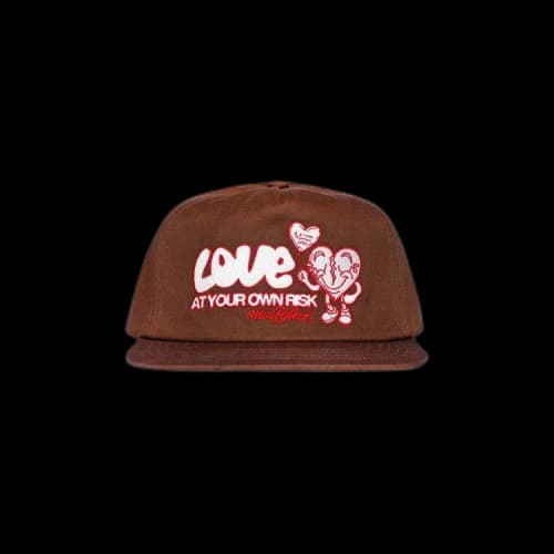 Market Broken Hearts Hat 'Brown'