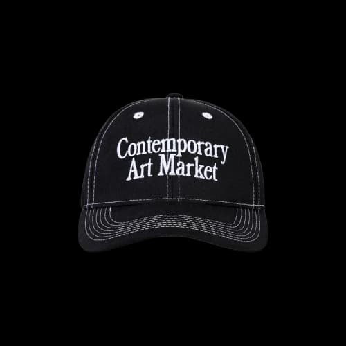 Market Contemporary Art Market Contrast 6 Panel Hat 'Black'