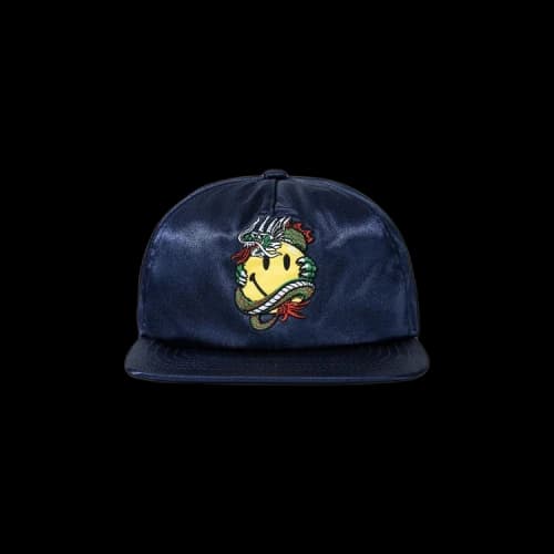 Market Smiley Souvenir 5 Panel Hat 'Navy'