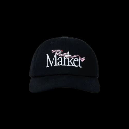 Market Pink Panther Sleepy 6 Panel Hat 'Black'